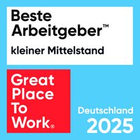 Great Place To Work 2025 - Beste Arbeitgeber kleiner Mittelstand